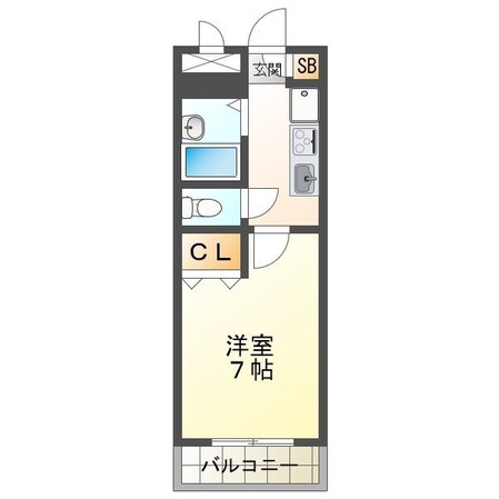 京口駅 徒歩14分 3階の物件間取画像